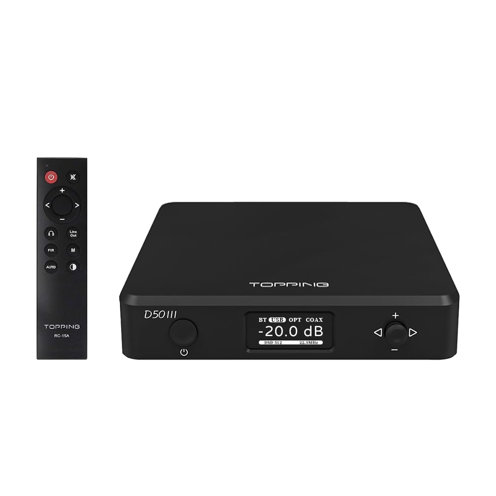 Black USB BT5.1 Optical Coaxial RCA TRS Audio DAC P466638