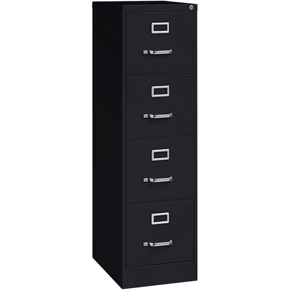 4 Drawers Black Metal Filing Cabinet E833