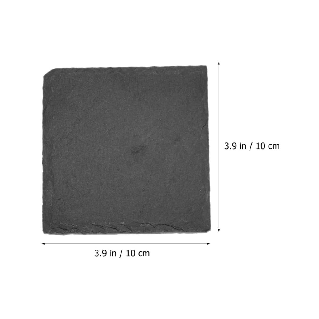 Natural Stone Drink Coasters 12 Pcs Square L823