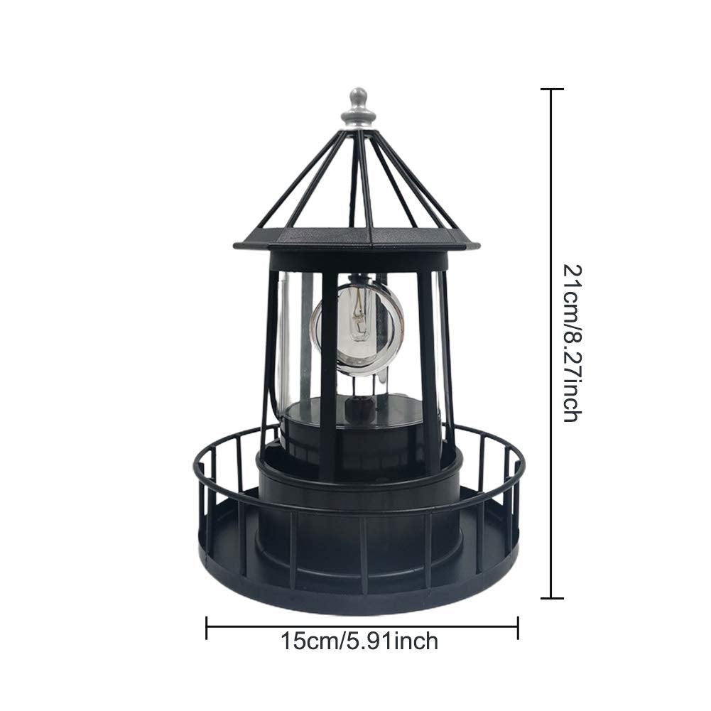 Solar Powered Rotating Garden Light F6363