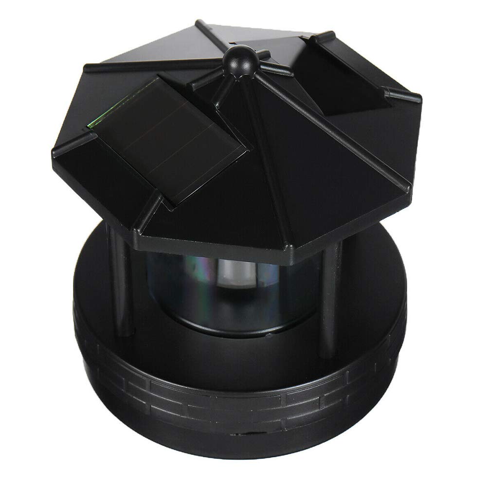 Solar Lighthouse with Rotating LED Light K673228