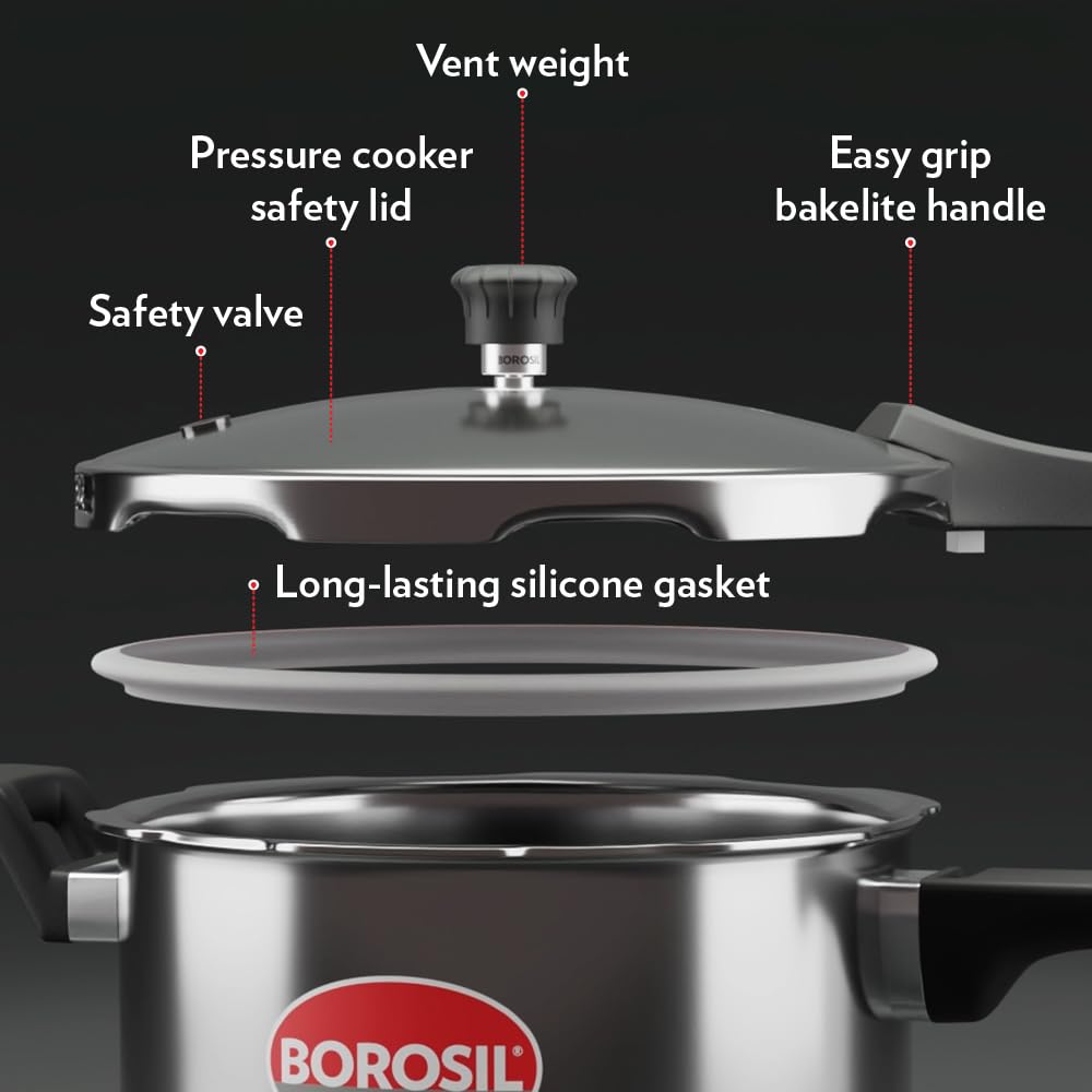 3 L Stainless Steel Pressure Cooker T64462