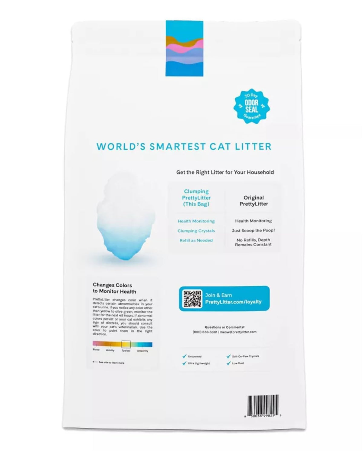 10 Lb Unscented Silica Gel Cat Litter H8049