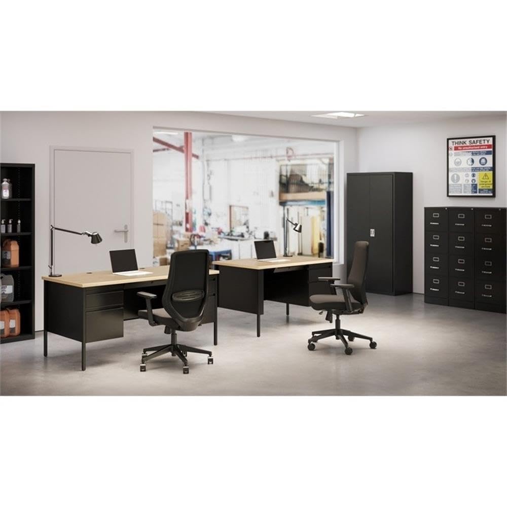 4 Drawers Black Metal Filing Cabinet E833