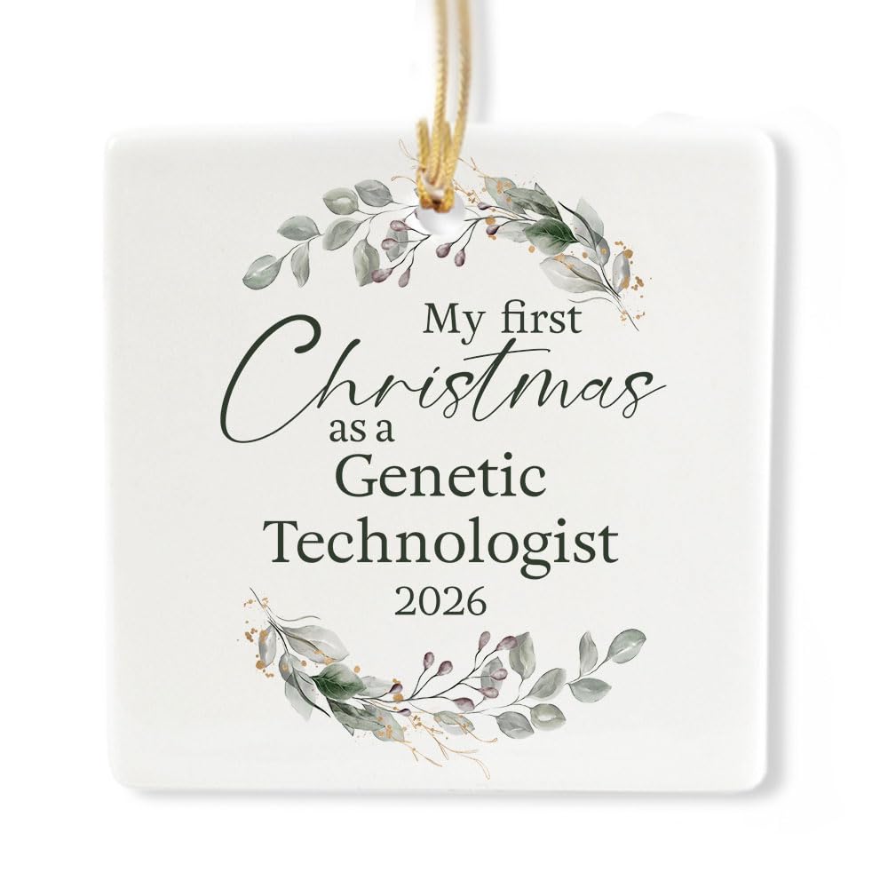 Ceramic 3-inch Square Ornament G7468