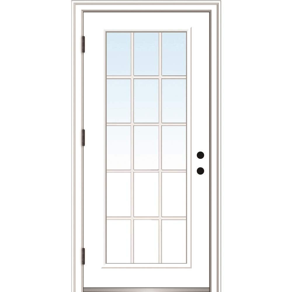 Primed Right Hand Outswing Prehung Steel Door 36"x80" X3220