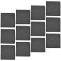 Black Natural Stone Cup Coaster Set F127172