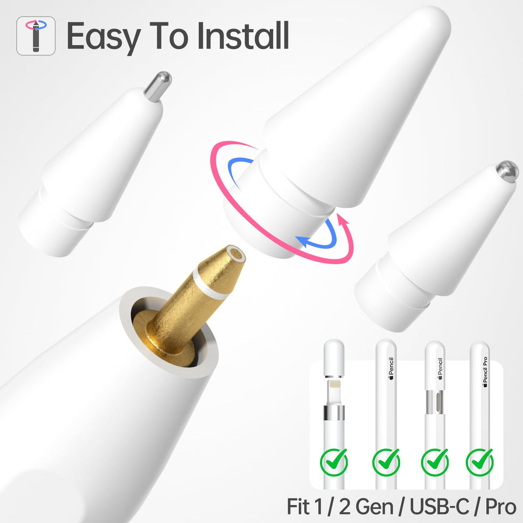 Replacement Tips for Apple Pencil 4 Pack Y70000