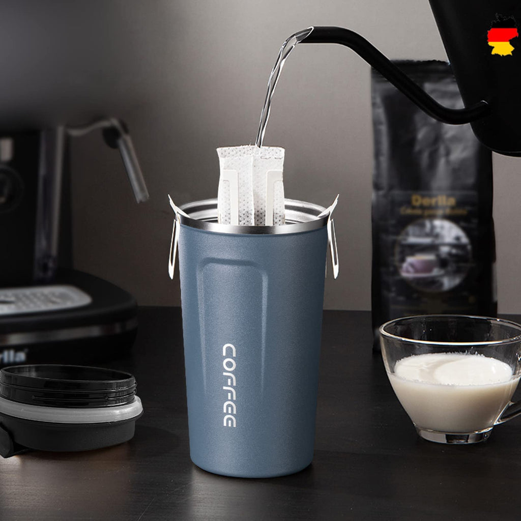 17oz Insulated Stainless Steel Travel Coffee Mug T820642