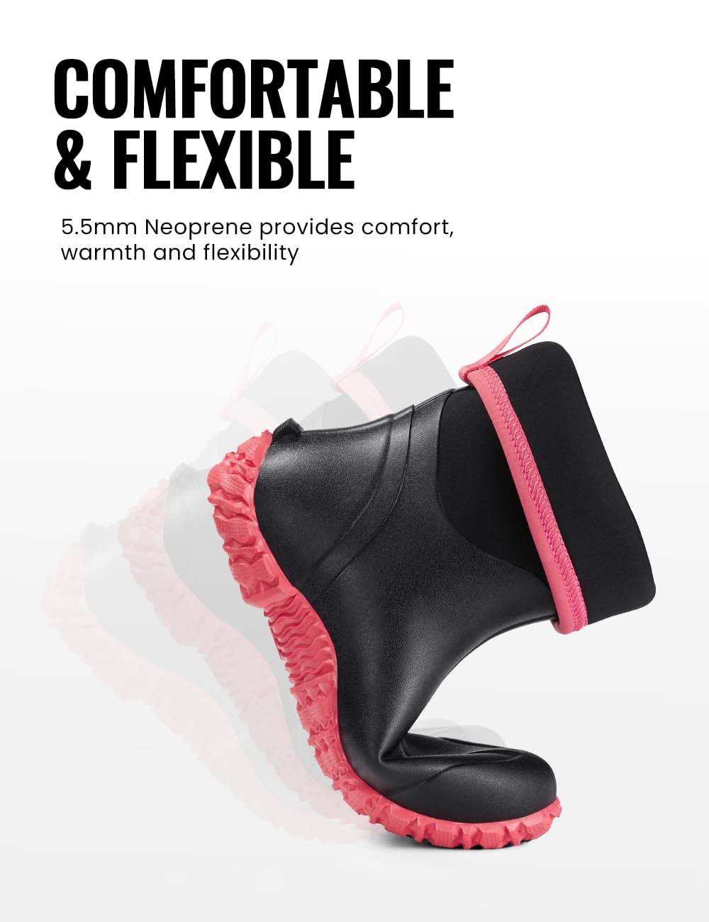Waterproof Rubber Work Boots J575501