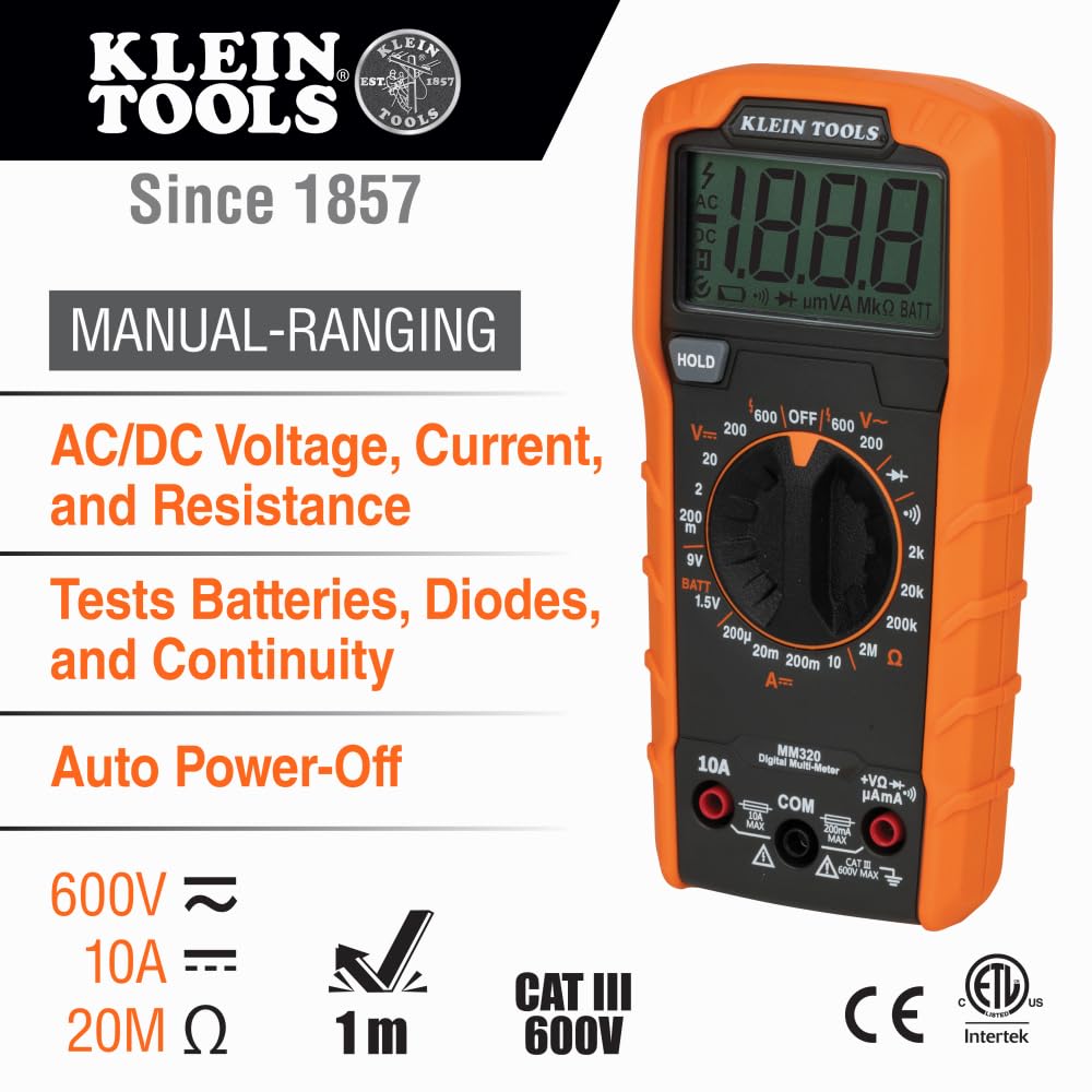 Digital Multimeter Electrical Test Kit with Voltage Tester P658638