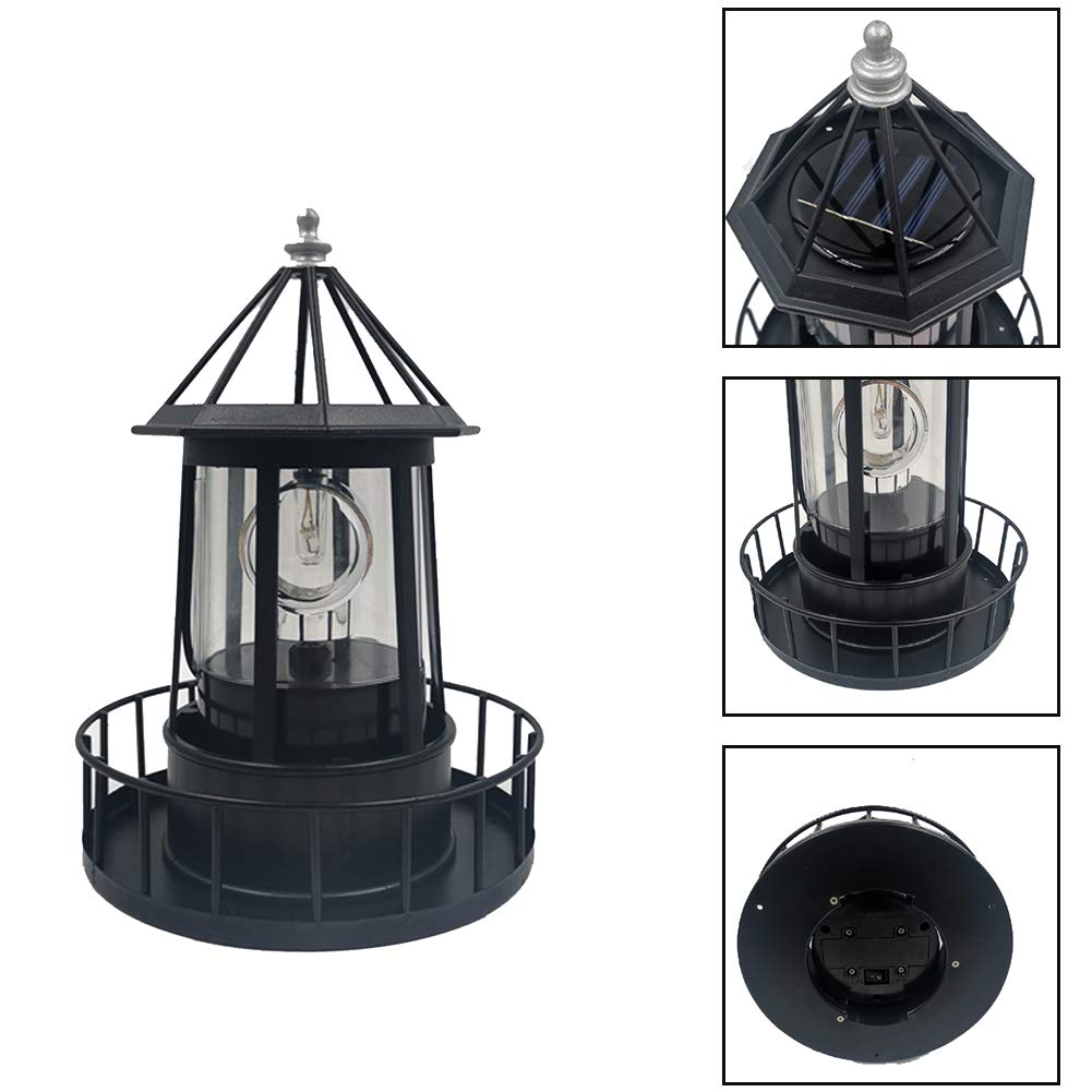 Solar Powered Rotating Garden Light F6363
