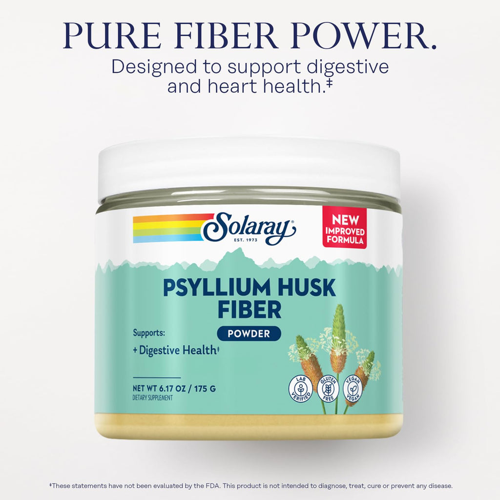 Psyllium Husk Powder Fiber Supplement 6.17 OZ A921835