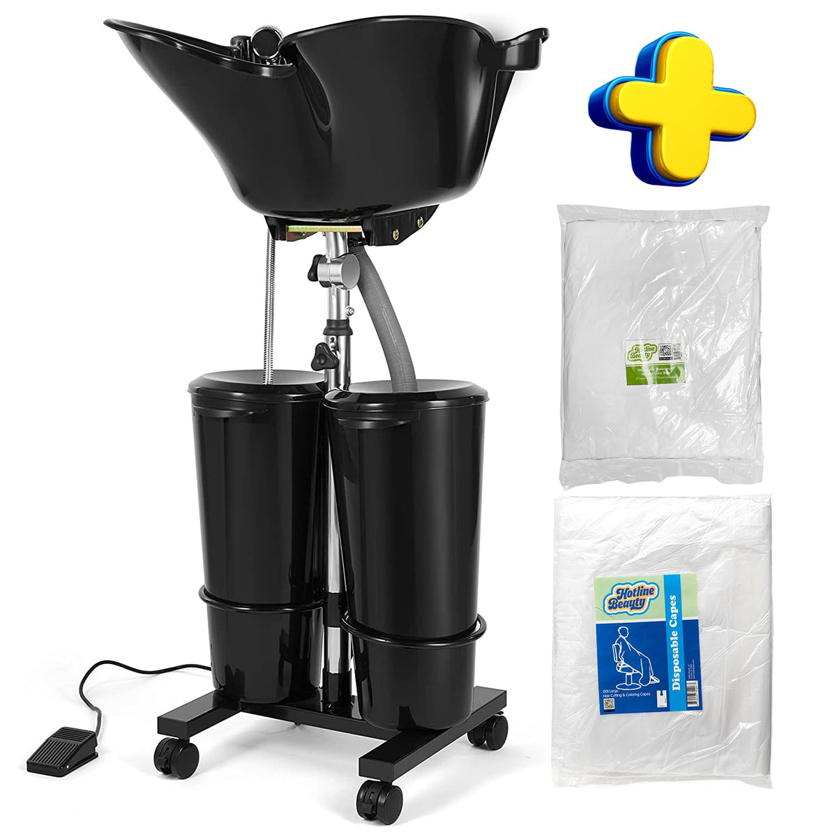 Portable Hair Washing Sink with Pump and Foot Pedal J99807