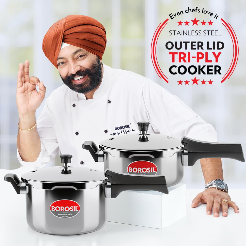 3 L Stainless Steel Pressure Cooker T64462