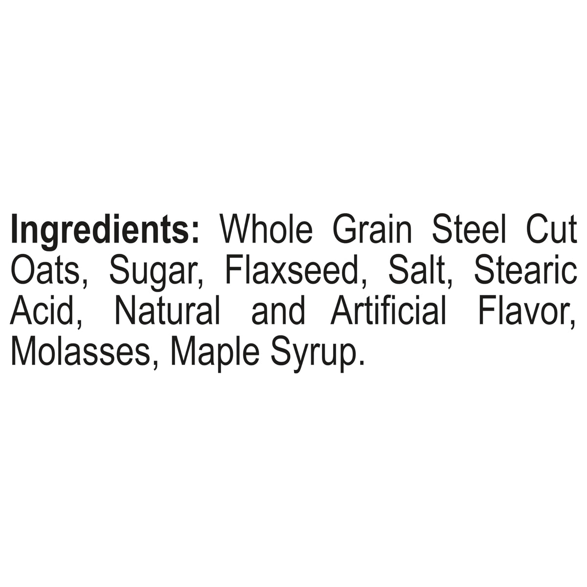 Steel Cut Maple & Brown Sugar Oatmeal 15.1 oz 6 Pack J6774