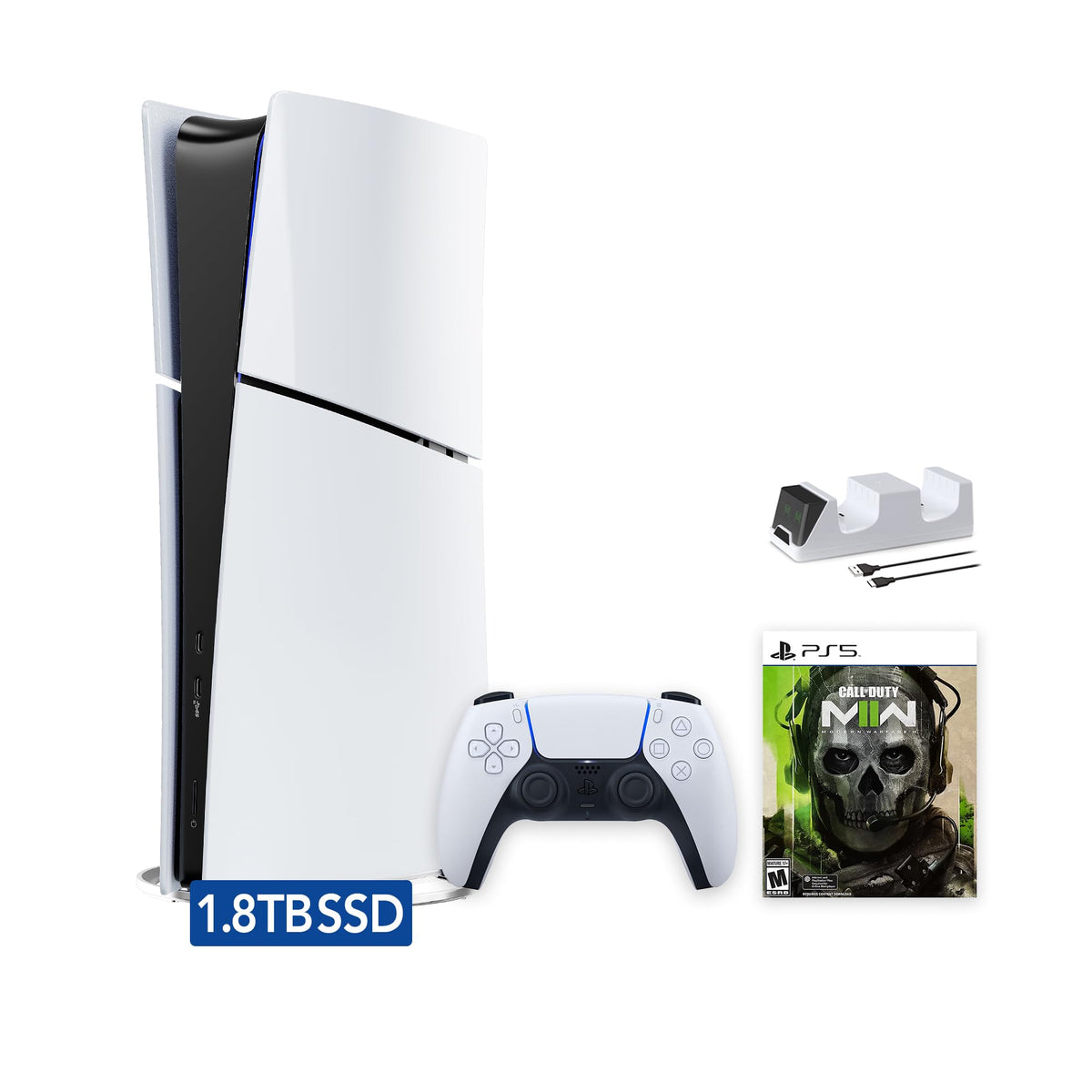 White 1.8TB Digital Edition Gaming Console Y67222