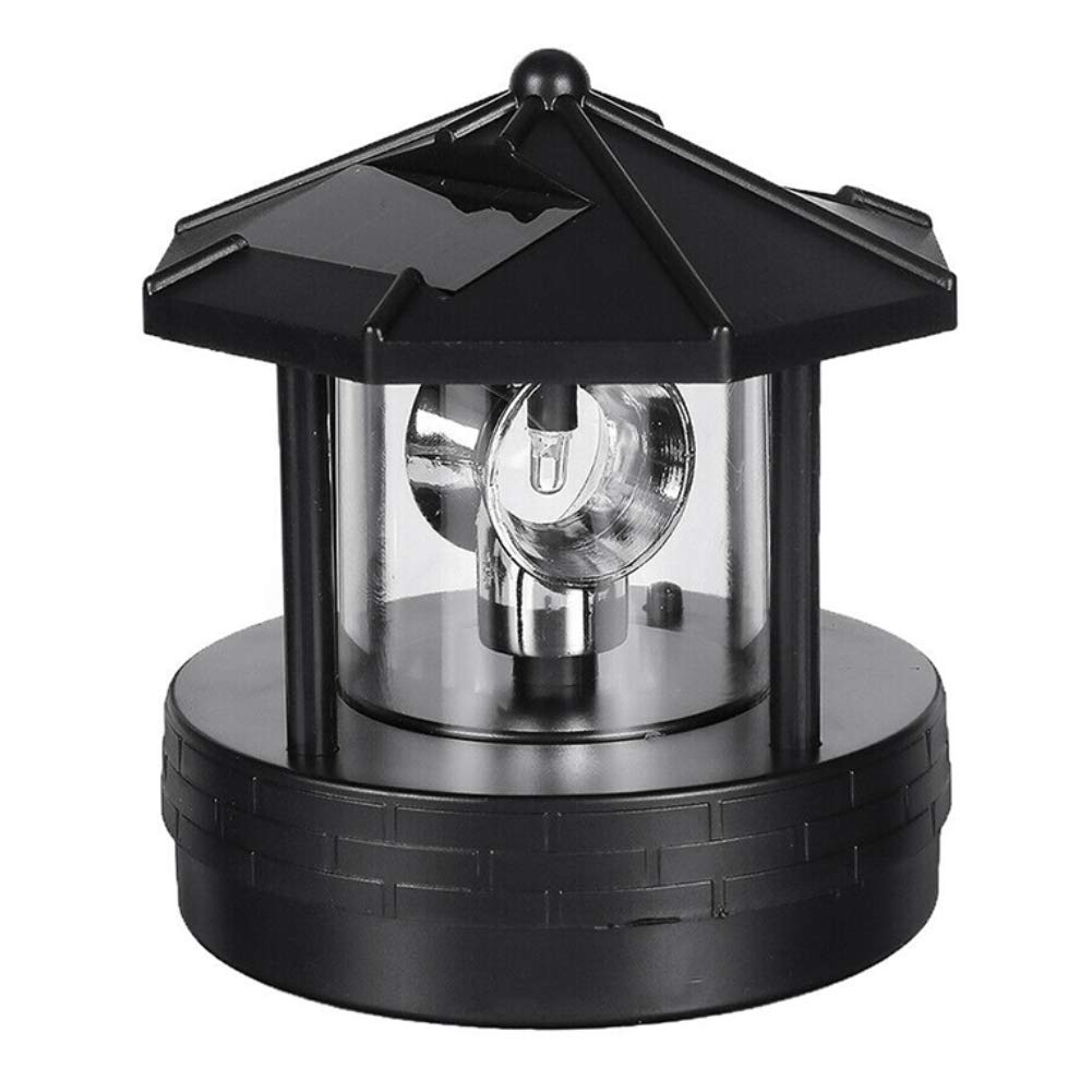 Solar Lighthouse with Rotating LED Light K673228