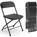 Plastic Folding Chairs Set of 10 D68568