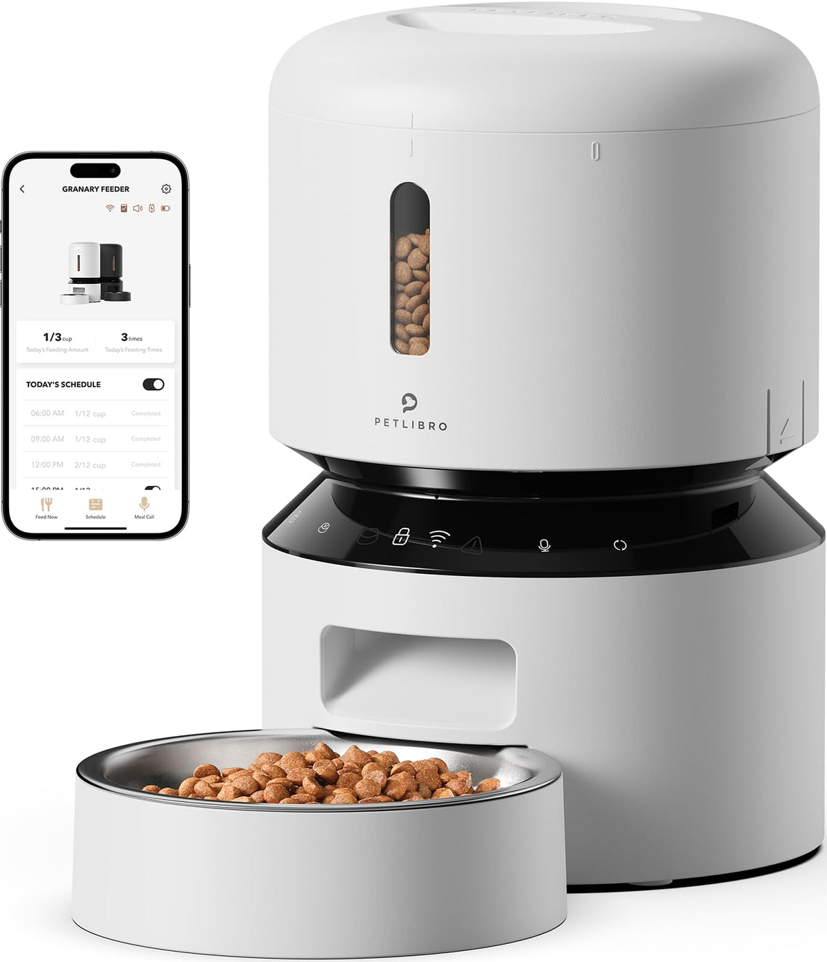 Automatic Cat Feeder 5G WiFi 3L White K9711