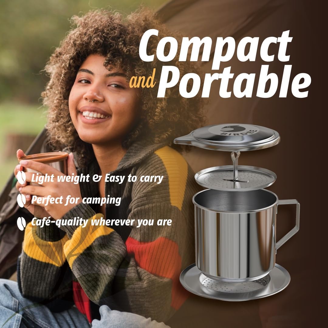 Vietnamese Coffee Dripper 12 oz Stainless Steel Q47611