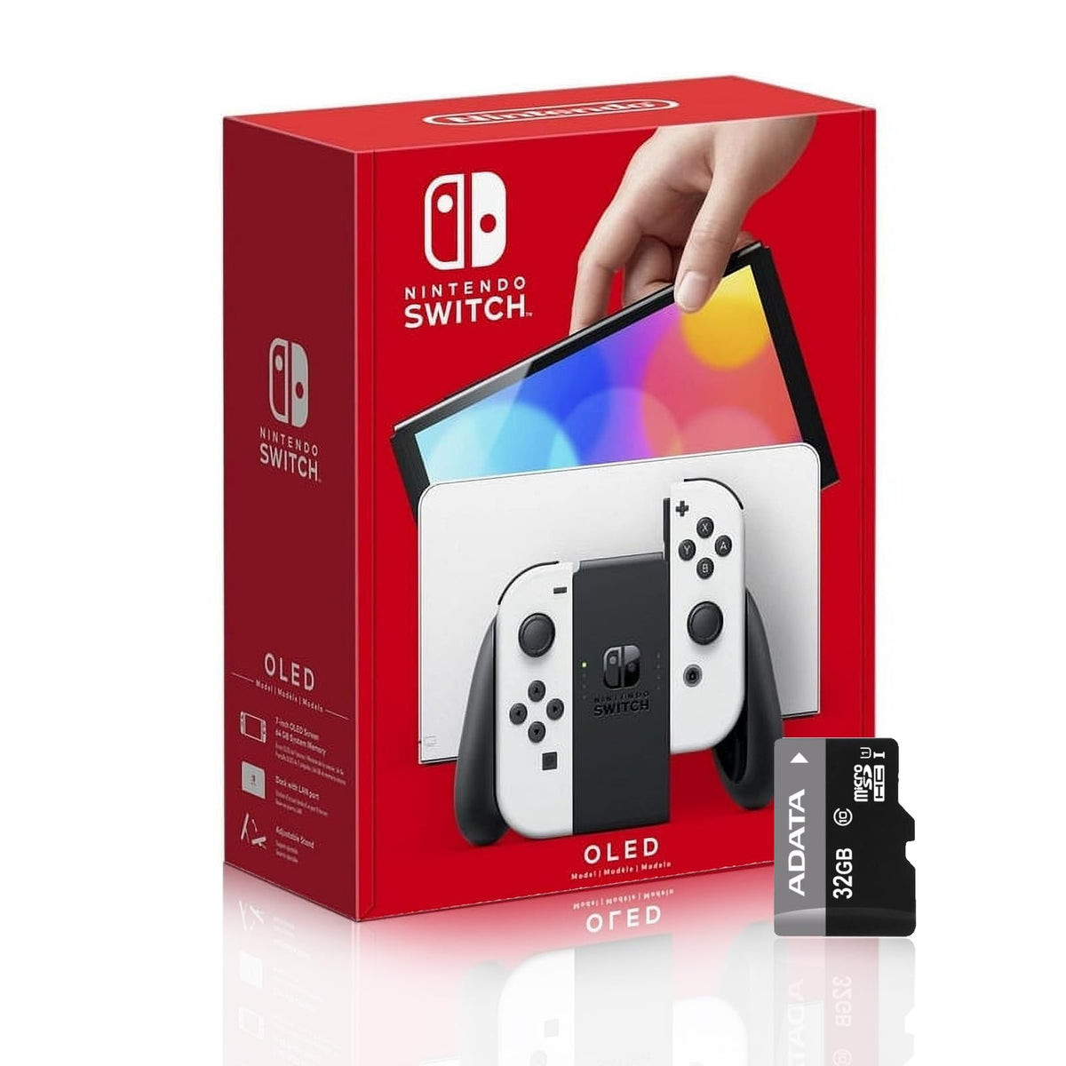 Nintendo Switch OLED Model with White Joy-Con E24609