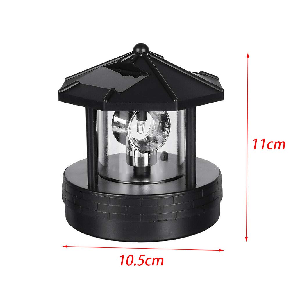 Solar Lighthouse with Rotating LED Light K673228