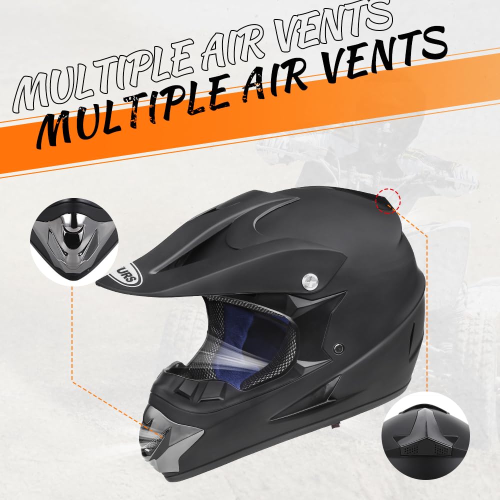 Full Face DOT Approved Adult Motocross Helmet U673175