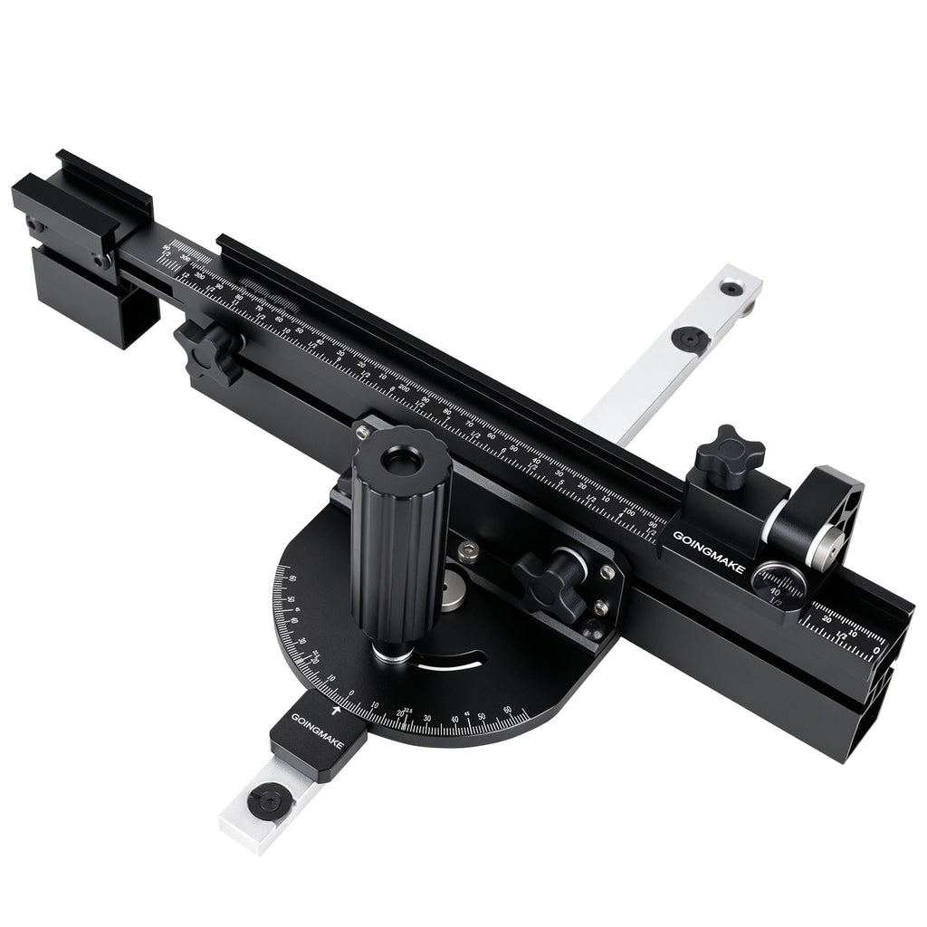 Compact Table Saw Miter Gauge with Extendable Fence J786720