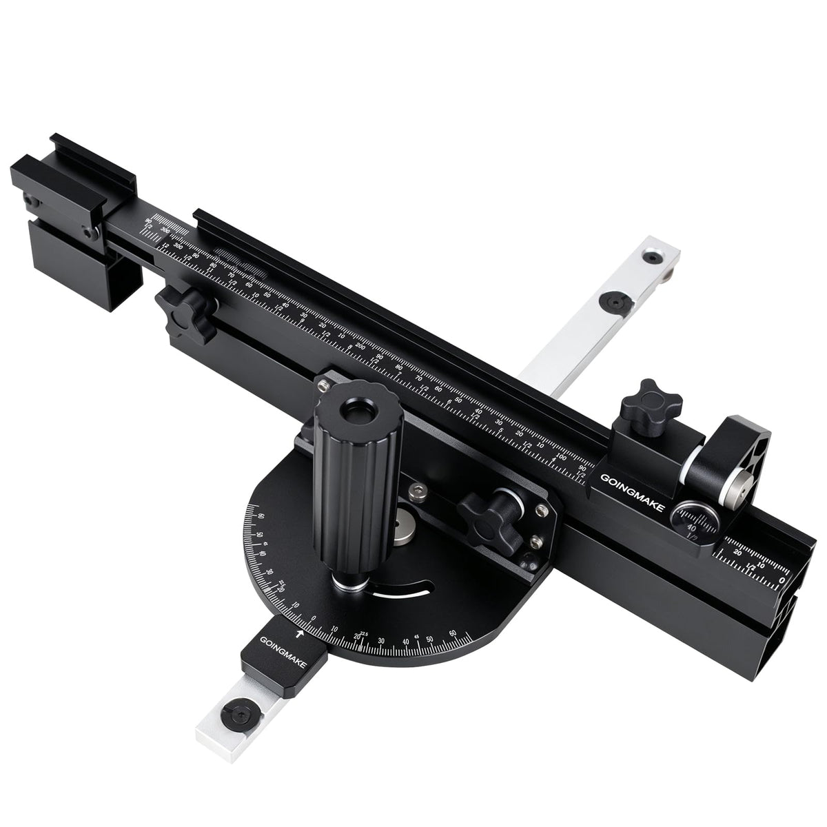 Compact Table Saw Miter Gauge with Extendable Fence J786720