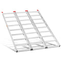 69" L x 50" W Tri-Fold Aluminum ATV Loading Ramp 1500lb Capacity T661397
