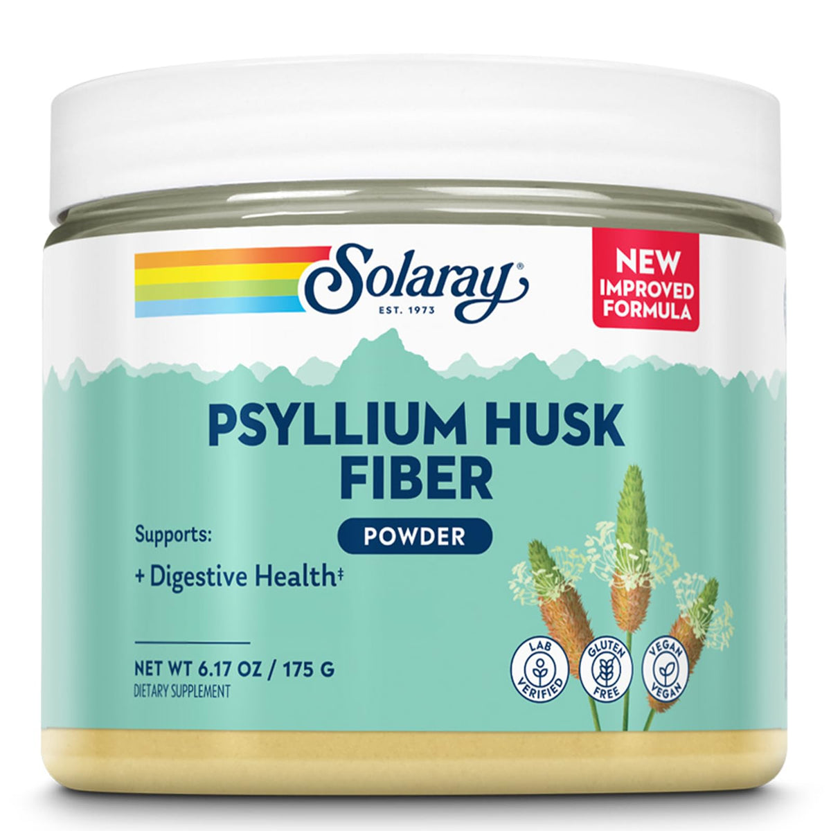 Psyllium Husk Powder Fiber Supplement 6.17 OZ A921835