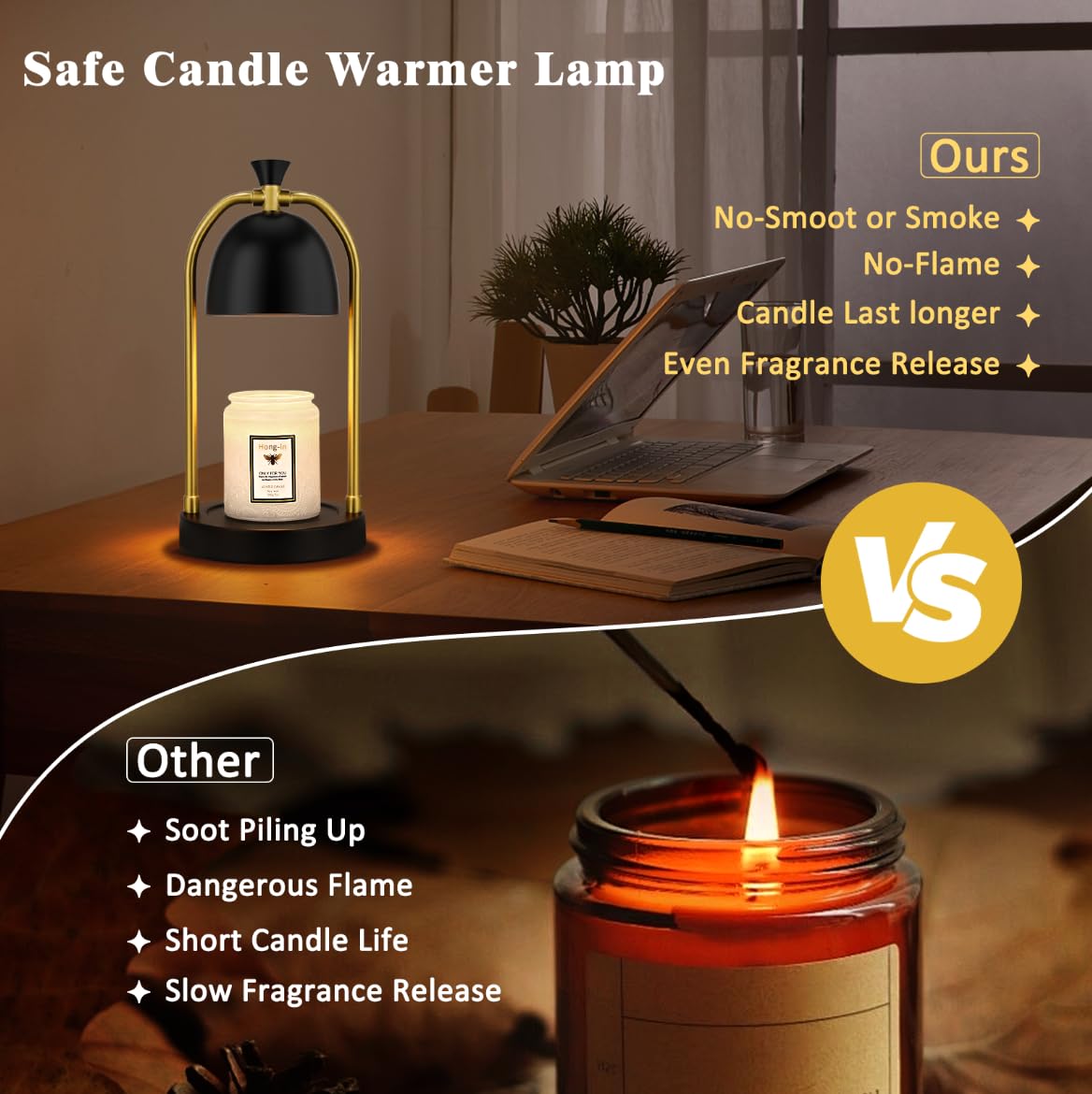 Candle Warmer Lamp with Timer 2 Pack H181
