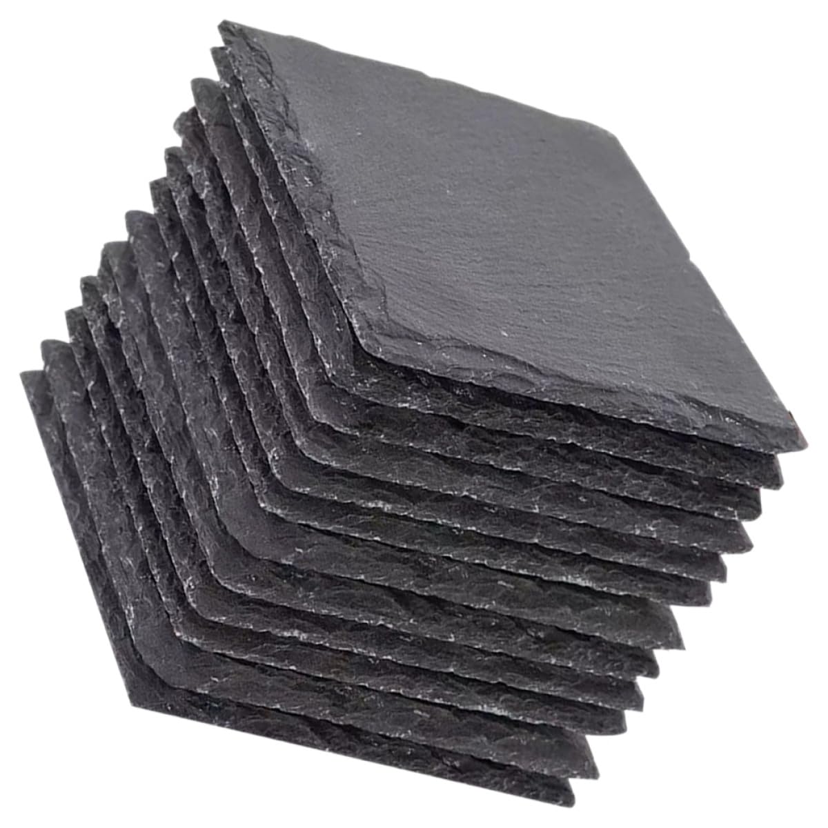 Natural Stone Drink Coasters 12 Pcs Square L823