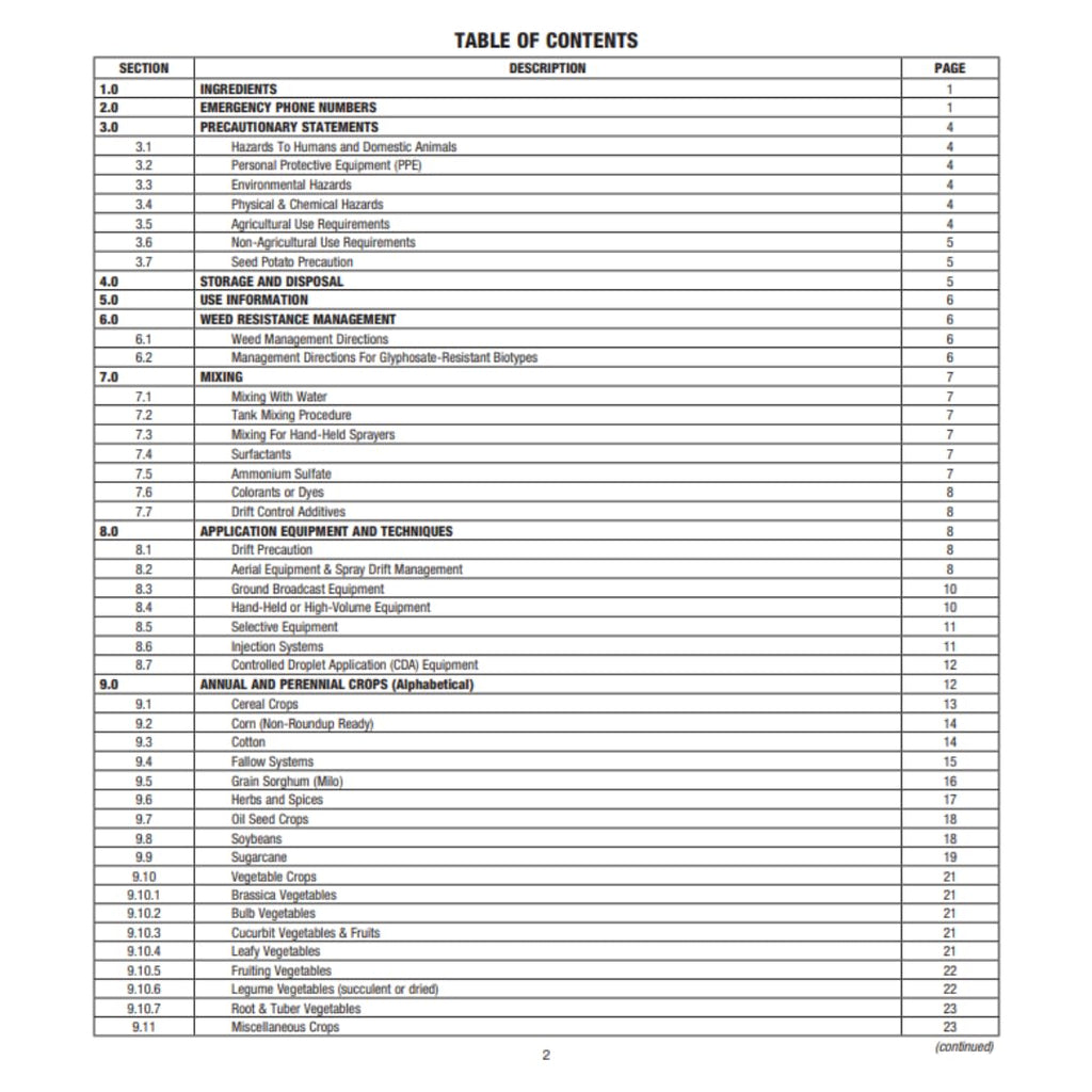 41% Glyphosate Herbicide 2.5 Gallon W9653