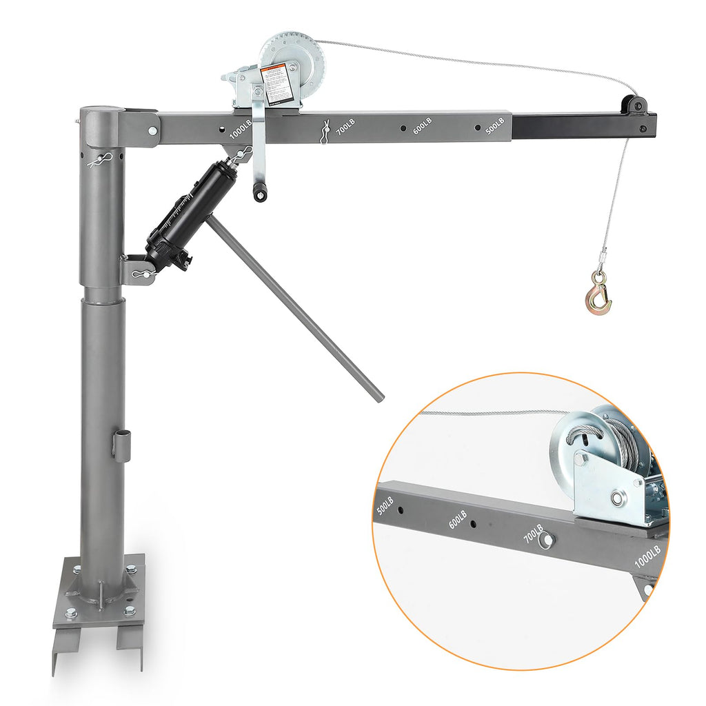 Hydraulic Pickup Truck Crane with 1000 lbs Capacity L13668