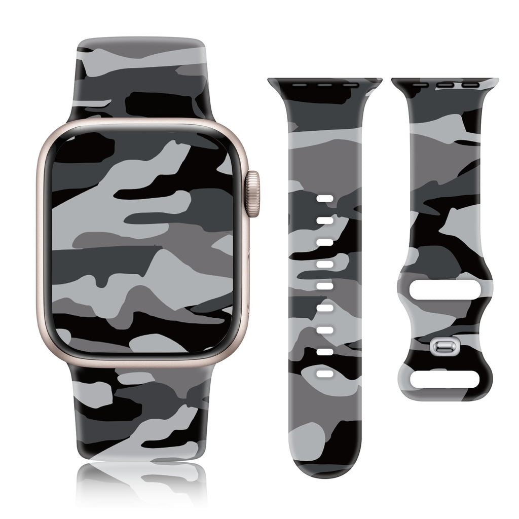 Camo Silicone Band for Apple Watch 38mm 40mm 41mm 42mm C94098