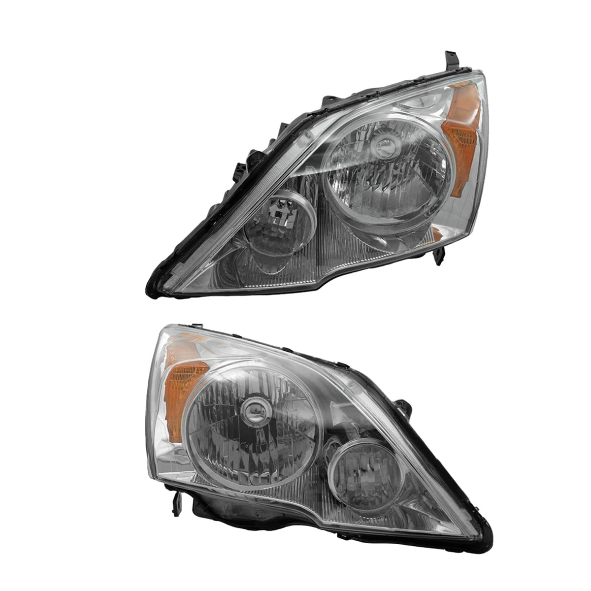 Pair of 2 Front Left-Right Headlights Assembly Replacement H7236