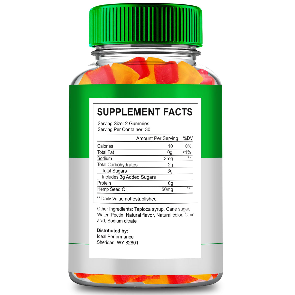 Hemp Gummies 60 Gummies A1616
