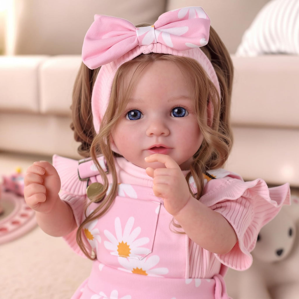 20inch Realistic Reborn Baby Dolls with Poseable Limbs Rooted Hair Z59183
