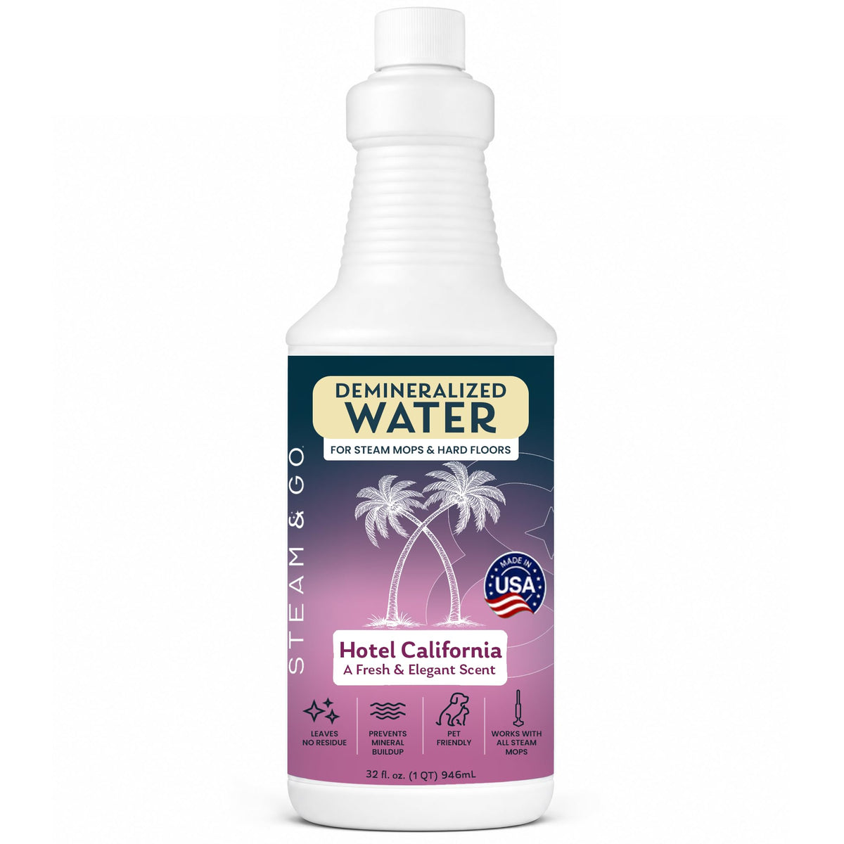 Demineralized Water for Steam Mop, 32 Ounces W537