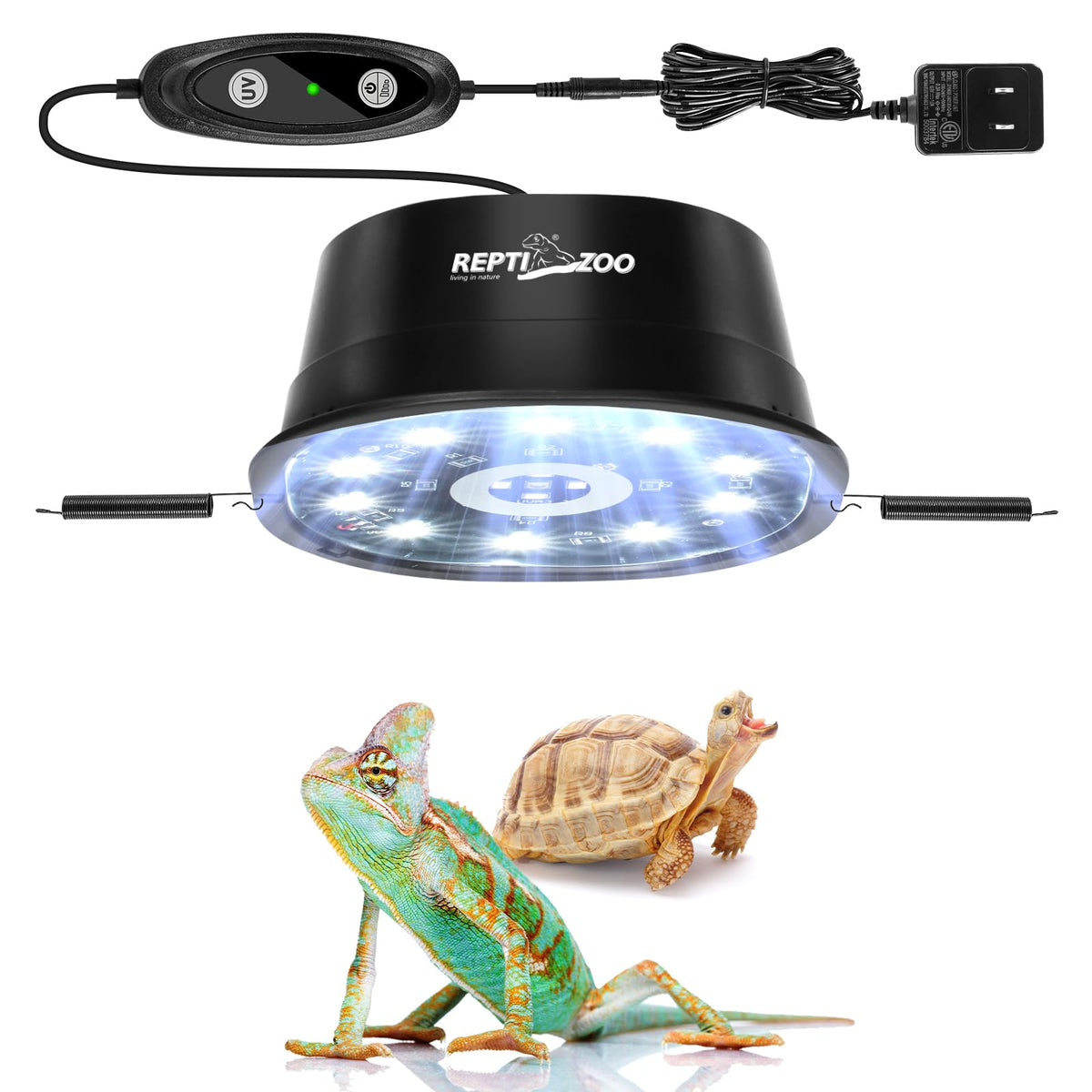 UVB Reptile Light with Basking Platform Combo Kit V897134
