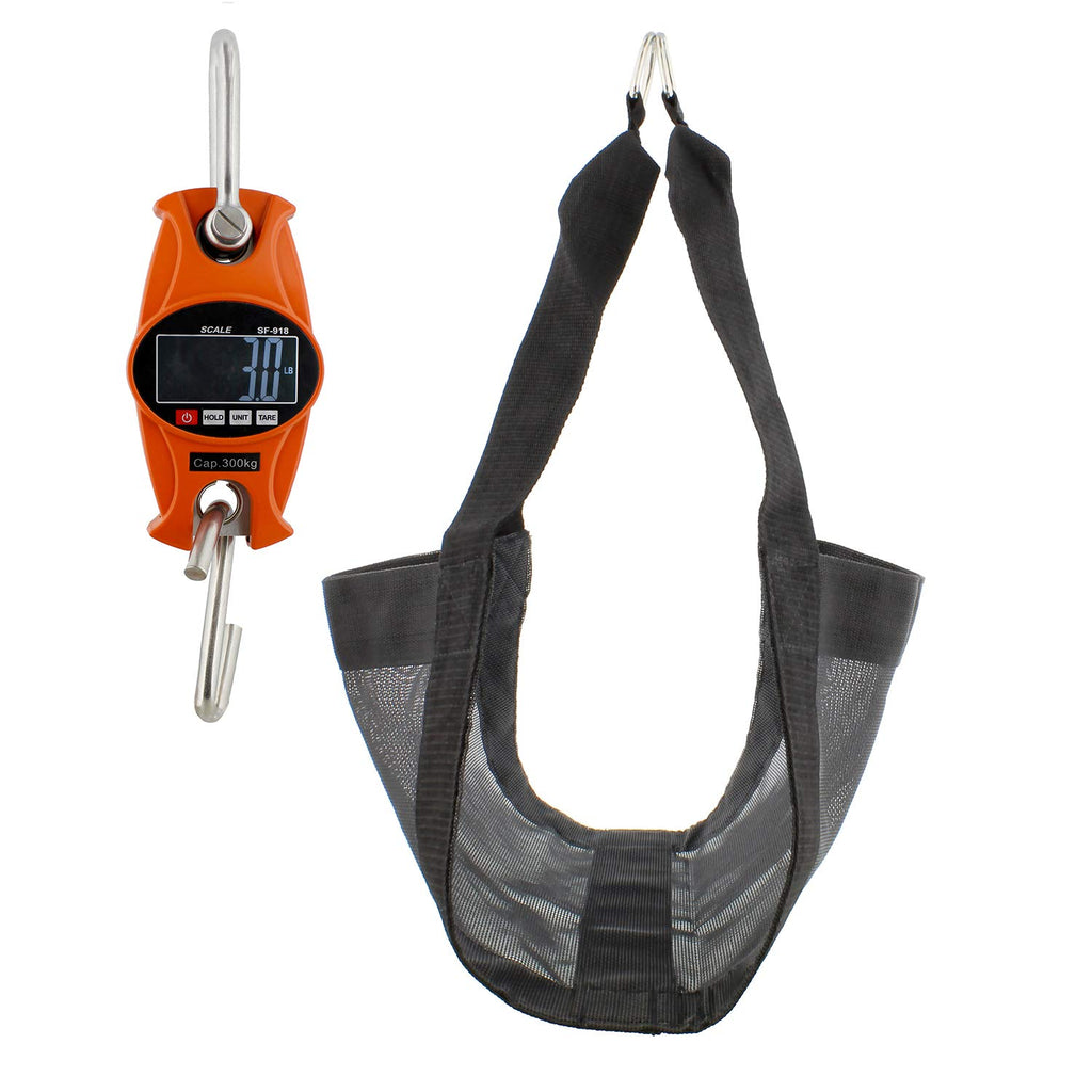 Blue Digital Hanging Scale & Livestock Sling 660 lb N29800