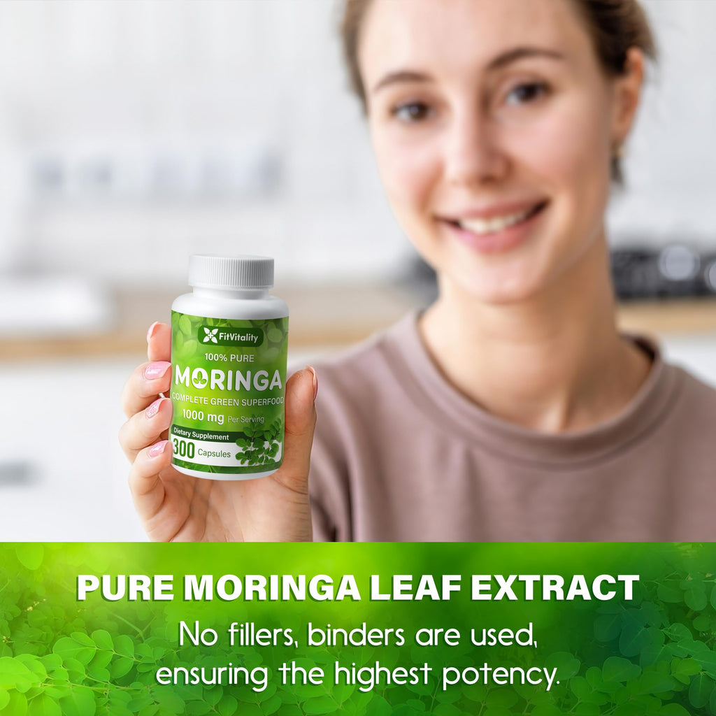 Moringa Capsules 300 Count Z35110
