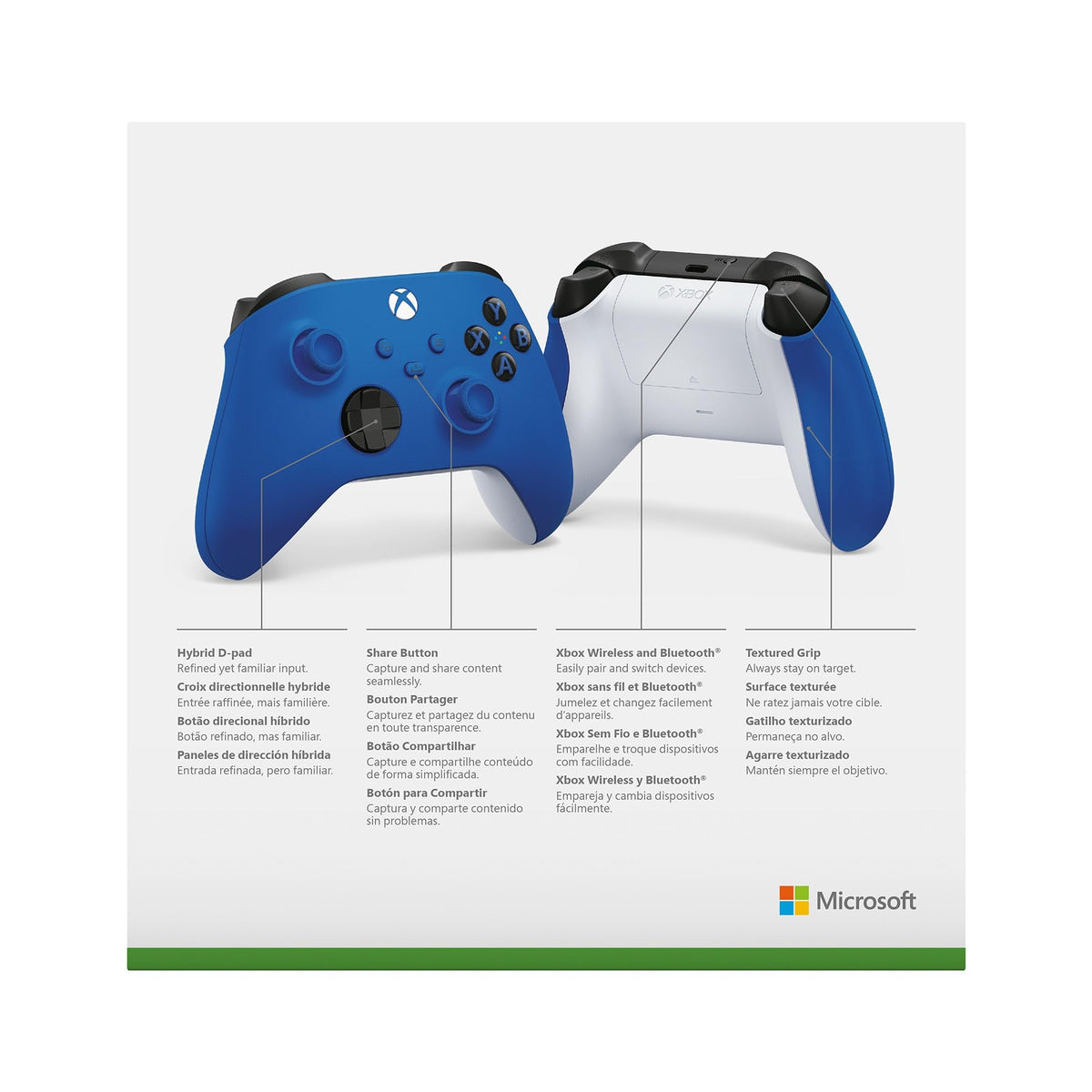 Wireless Gaming Controller Shock Blue N35655