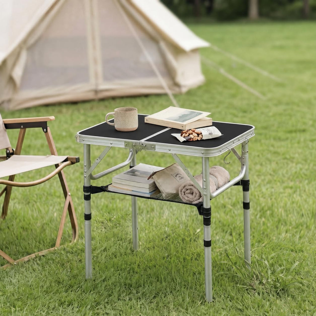 Small Folding Table 2ft with Mesh Holder N35490