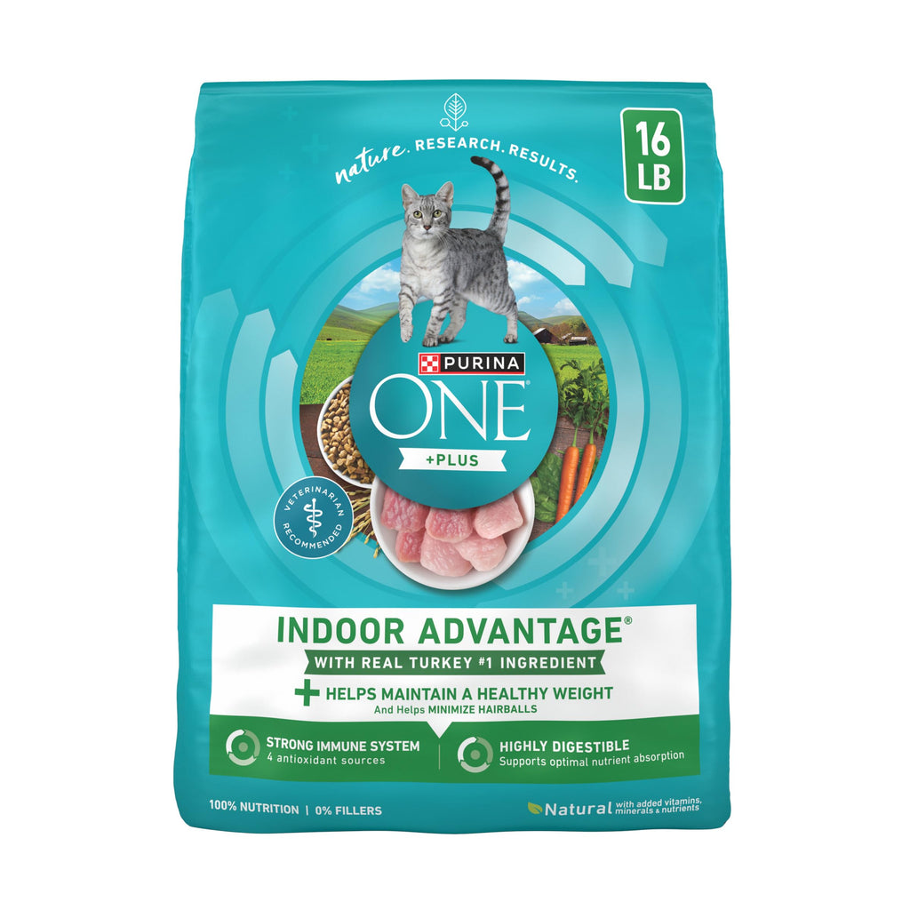 Indoor Weight Control Dry Cat Food 16 lb Bag C5696