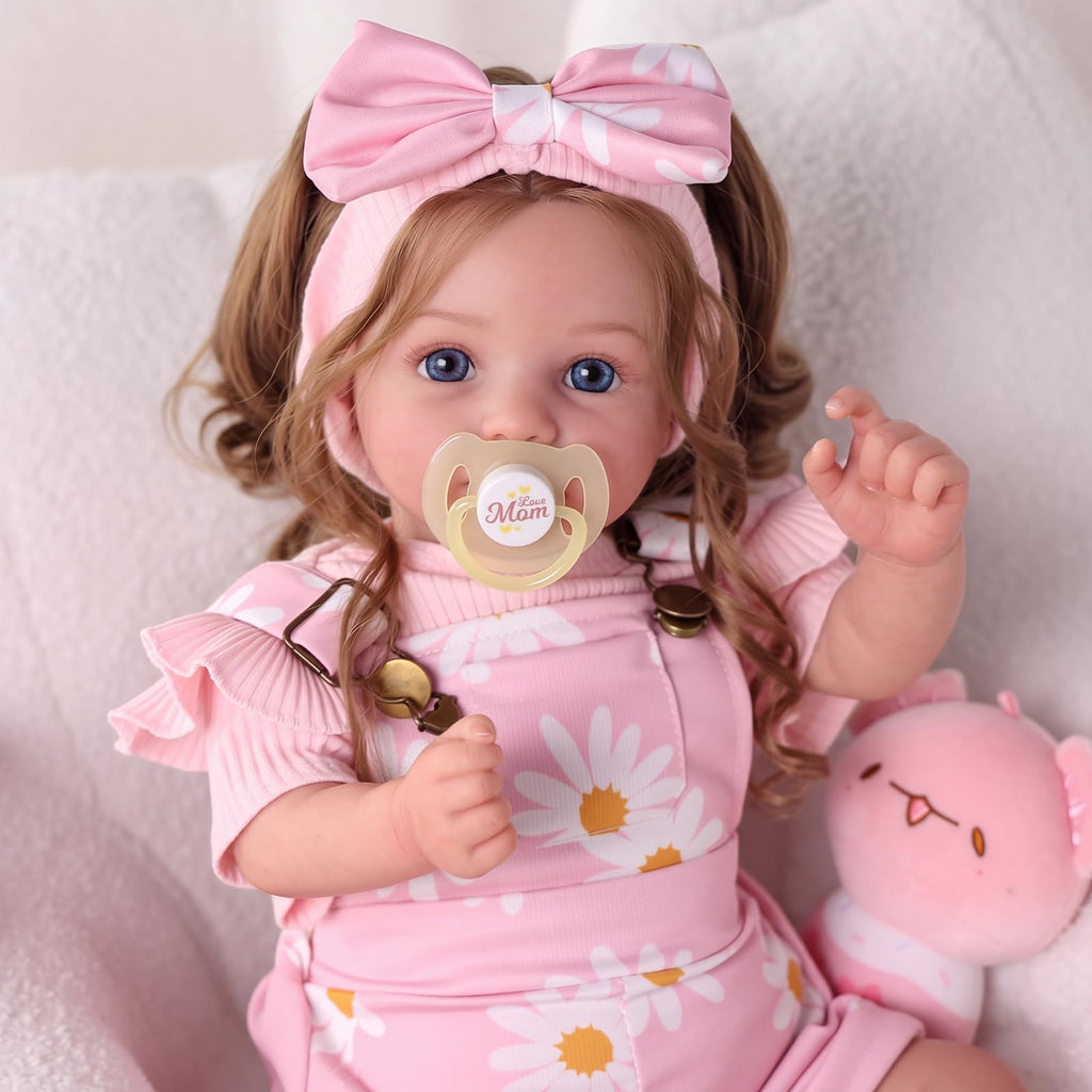 20inch Realistic Reborn Baby Dolls with Poseable Limbs Rooted Hair Z59183