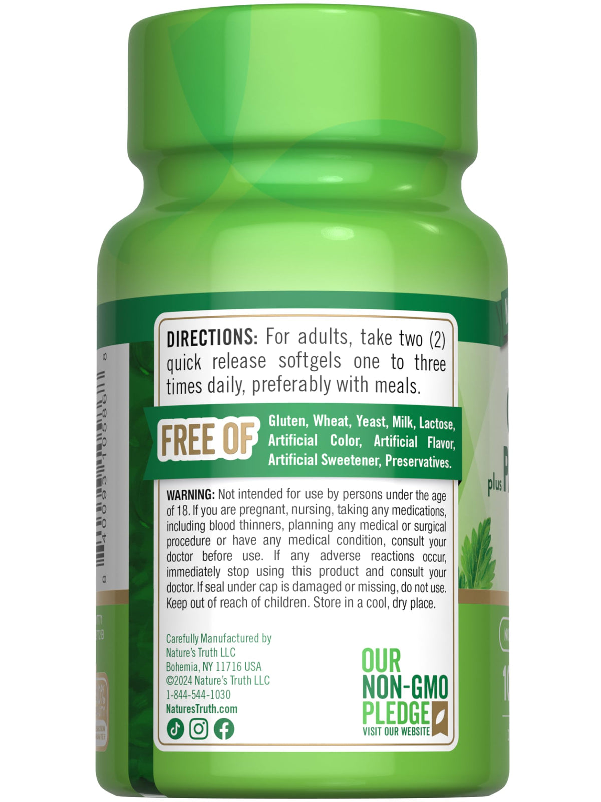 Odorless Garlic and Parsley 100 Softgels L8207