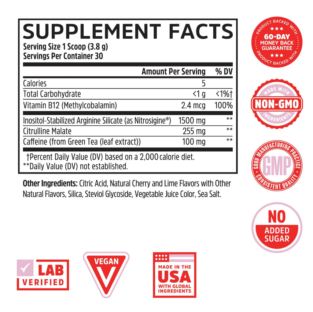 Cherry Limeade 16 oz Amino Acid Support C271